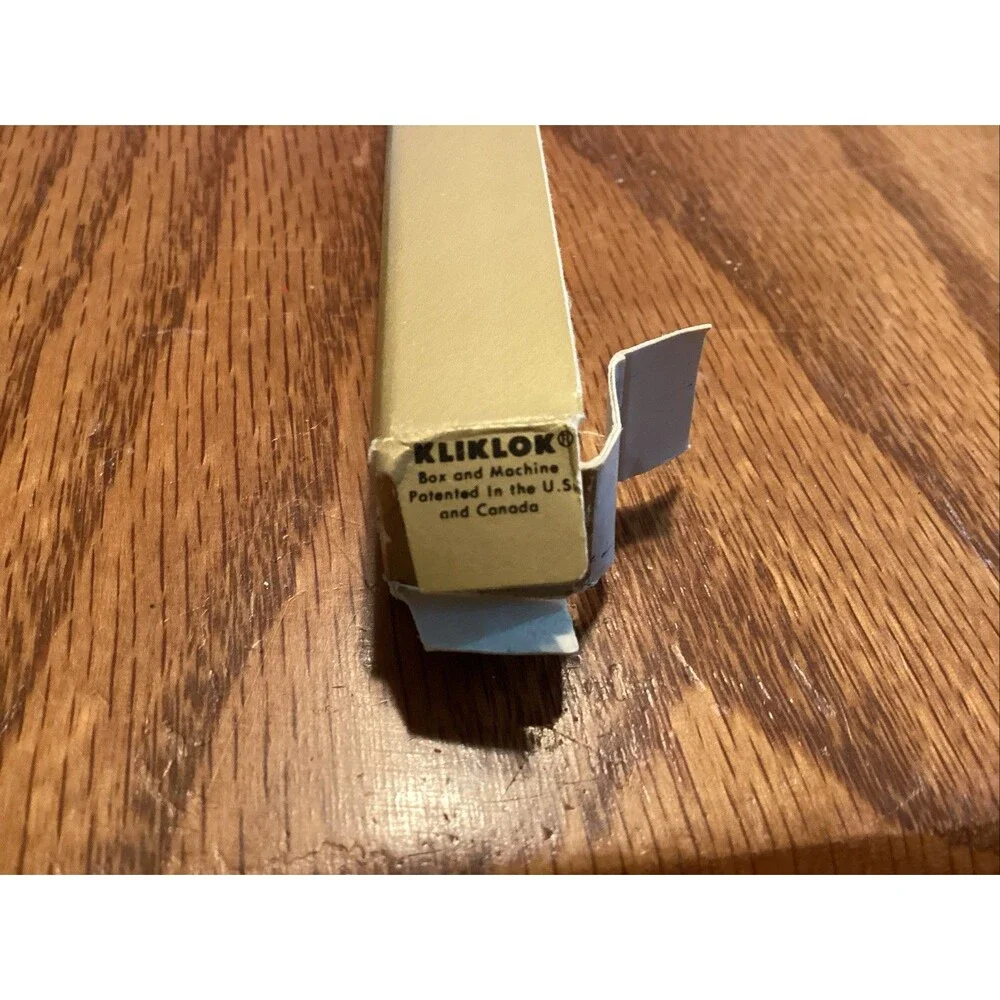 vintage sheaffer ballpoint pen click black/chrome trim clip with box